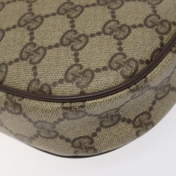 GUCCI GG Supreme Web Sherry Line Shoulder Bag PVC 007 58 6112 8031 Auth BA1765