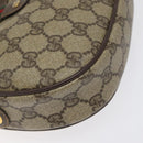 GUCCI GG Supreme Web Sherry Line Shoulder Bag PVC 007 58 6112 8031 Auth BA1765-14