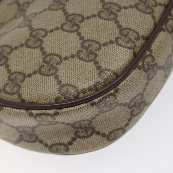 GUCCI GG Supreme Web Sherry Line Shoulder Bag PVC 007 58 6112 8031 Auth BA1765