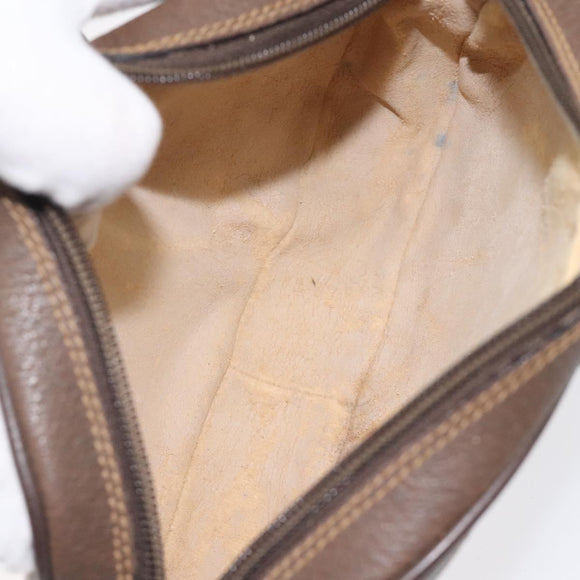 GUCCI GG Supreme Web Sherry Line Shoulder Bag PVC 007 58 6112 8031 Auth BA1765