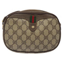 GUCCI GG Supreme Web Sherry Line Shoulder Bag PVC 007 58 6112 8031 Auth BA1765-13