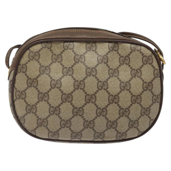 GUCCI GG Supreme Web Sherry Line Shoulder Bag PVC 007 58 6112 8031 Auth BA1765