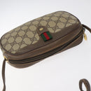 GUCCI GG Supreme Web Sherry Line Shoulder Bag PVC 007 58 6112 8031 Auth BA1765-6