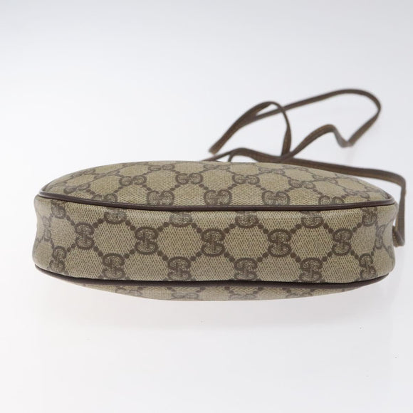 GUCCI GG Supreme Web Sherry Line Shoulder Bag PVC 007 58 6112 8031 Auth BA1765