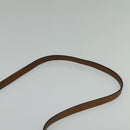 Chloe Shoulder Bag Leather Brown Gold Auth BA1767-14