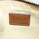 Chloe Shoulder Bag Leather Brown Gold Auth BA1767-18