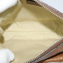 Chloe Shoulder Bag Leather Brown Gold Auth BA1767-11