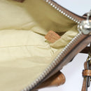 Chloe Shoulder Bag Leather Brown Gold Auth BA1767-19