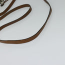 Chloe Shoulder Bag Leather Brown Gold Auth BA1767-9