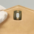 CHANEL Matelasse Chain Waist bag Lamb Skin Beige Gold CC Auth BA1769-16