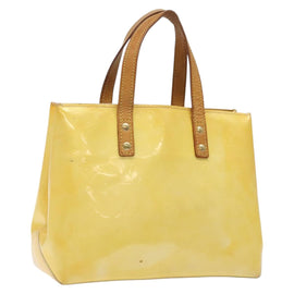 LOUIS VUITTON Monogram Vernis Reade PM Hand Bag Gris M91145 LV Auth BA1770