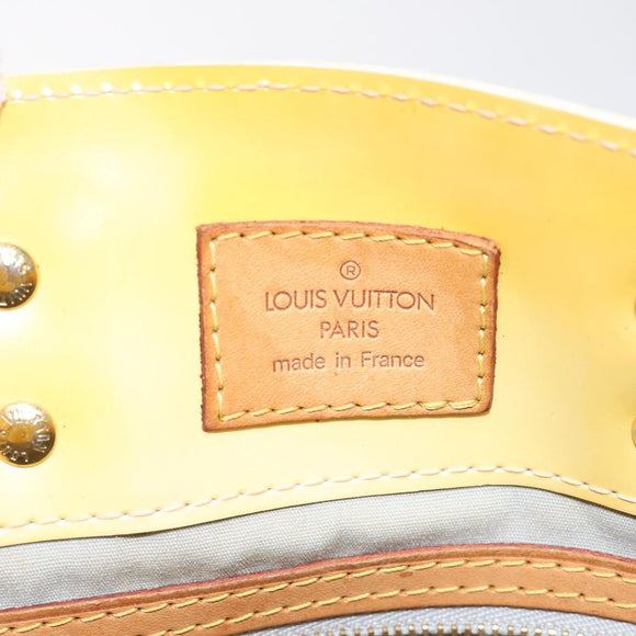 LOUIS VUITTON Monogram Vernis Reade PM Hand Bag Gris M91145 LV Auth BA1770