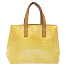 LOUIS VUITTON Monogram Vernis Reade PM Hand Bag Gris M91145 LV Auth BA1770-2