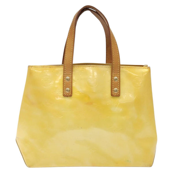LOUIS VUITTON Monogram Vernis Reade PM Hand Bag Gris M91145 LV Auth BA1770