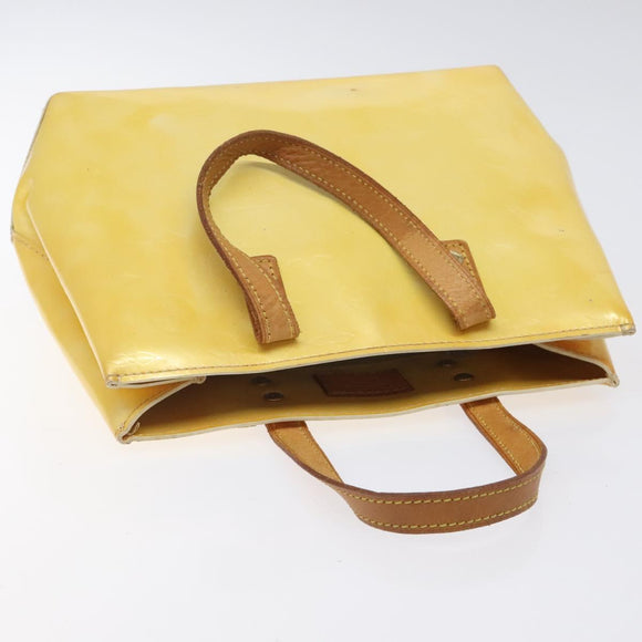 LOUIS VUITTON Monogram Vernis Reade PM Hand Bag Gris M91145 LV Auth BA1770