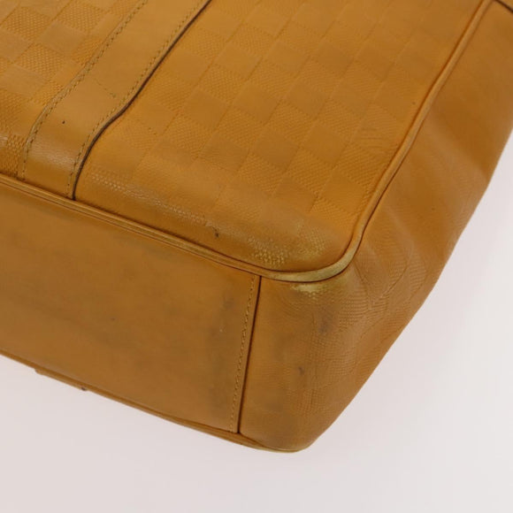 LOUIS VUITTON Damier Infini  Neo Tadao Bag 2way Yellow N41228 LV Auth BA1777