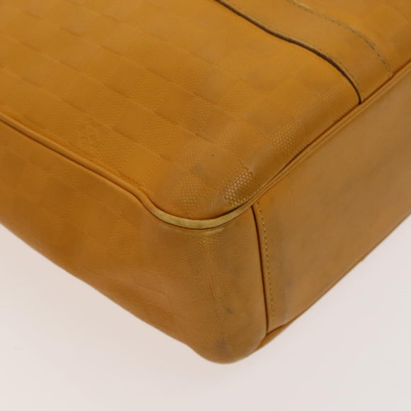 LOUIS VUITTON Damier Infini  Neo Tadao Bag 2way Yellow N41228 LV Auth BA1777