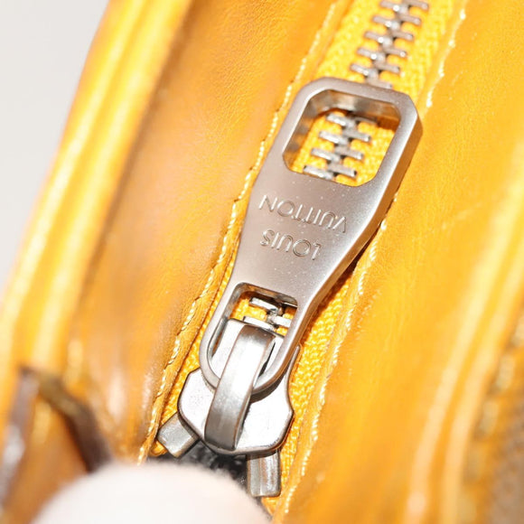 LOUIS VUITTON Damier Infini  Neo Tadao Bag 2way Yellow N41228 LV Auth BA1777