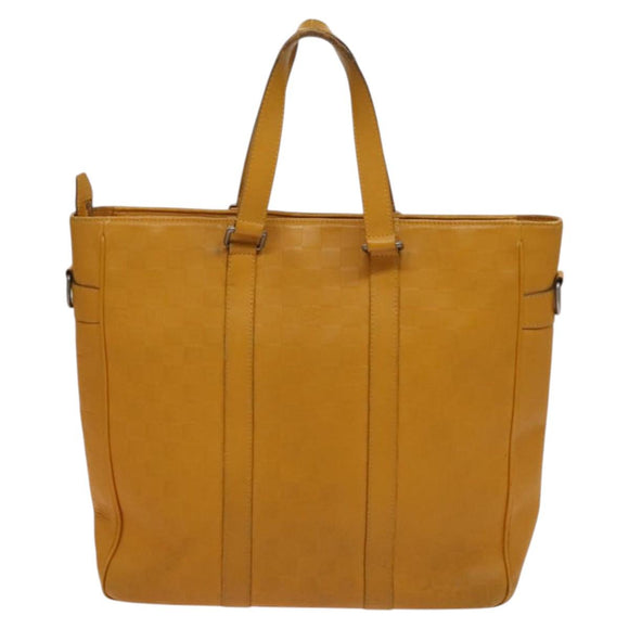 LOUIS VUITTON Damier Infini Neo Tadao Bag 2way Yellow N41228 LV Auth BA1777
