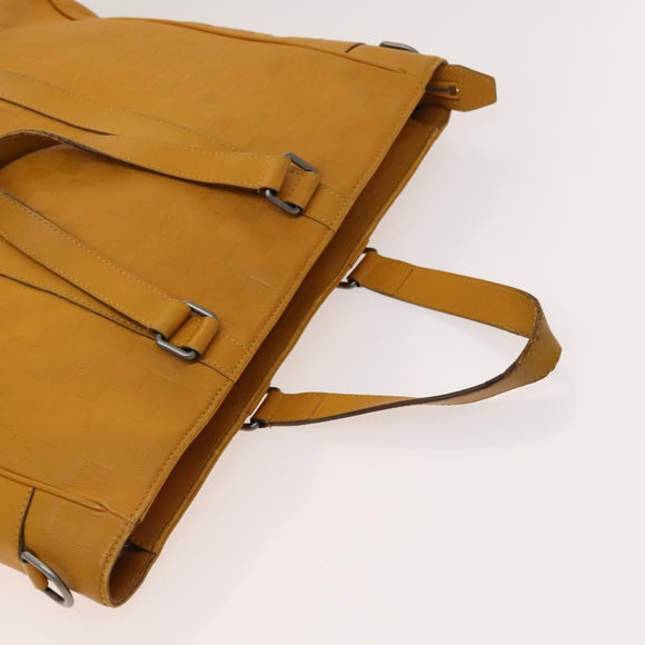 LOUIS VUITTON Damier Infini  Neo Tadao Bag 2way Yellow N41228 LV Auth BA1777