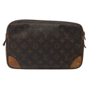 LOUIS VUITTON Monogram Compiegne 28 Clutch Bag M51845 LV Auth BA1787-2