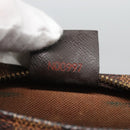 LOUIS VUITTON Damier Ebene Trousse Makeup Pouch N51982 LV Auth BA1789-12