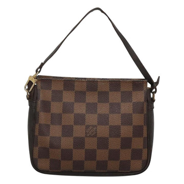 LOUIS VUITTON Damier Ebene Trousse Makeup Pouch N51982 LV Auth BA1789 - 0