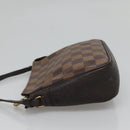 LOUIS VUITTON Damier Ebene Trousse Makeup Pouch N51982 LV Auth BA1789-3