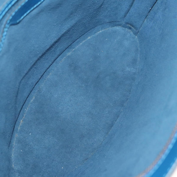 LOUIS VUITTON Epi Saint Jacques Poignees Long Hand Bag Blue M52265 Auth BA1790