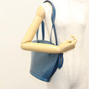 LOUIS VUITTON Epi Saint Jacques Poignees Long Hand Bag Blue M52265 Auth BA1790-21