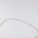 Christian Dior Shoulder Bag Leather White Gold Auth BA1797-8