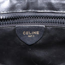 CELINE Shoulder Bag Leather Black Gold Auth BA1801-18