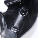 CELINE Shoulder Bag Leather Black Gold Auth BA1801-11