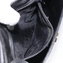 CELINE Shoulder Bag Leather Black Gold Auth BA1801-21