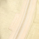 BVLGARI Tote Bag Leather Beige Gold Auth BA1803-20