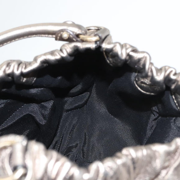 Salvatore Ferragamo Vala Shoulder Bag Leather Champagne Gold Auth BA1804