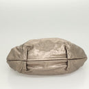 Salvatore Ferragamo Vala Shoulder Bag Leather Champagne Gold Auth BA1804-5