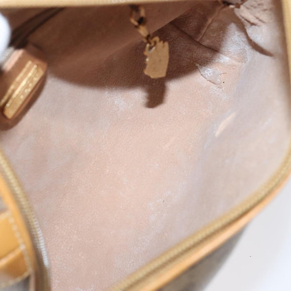 GUCCI Micro GG Supreme Shoulder Bag PVC Beige Gold 007 115 0093 Auth BA1805