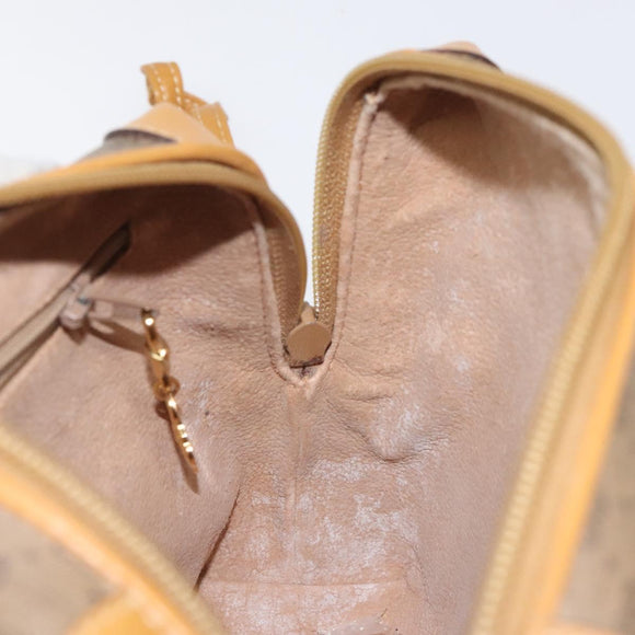 GUCCI Micro GG Supreme Shoulder Bag PVC Beige Gold 007 115 0093 Auth BA1805