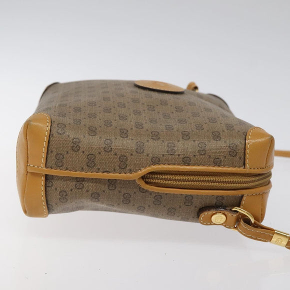 GUCCI Micro GG Supreme Shoulder Bag PVC Beige Gold 007 115 0093 Auth BA1805