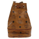 MCM Logogram Vicetos Shoulder Bag PVC Leather Brown Auth BA1810-2