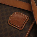 CELINE Macadam Canvas Tote Bag PVC Leather Brown Auth BA1814-18