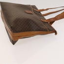CELINE Macadam Canvas Tote Bag PVC Leather Brown Auth BA1814-3