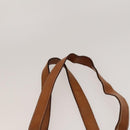 CELINE Macadam Canvas Tote Bag PVC Leather Brown Auth BA1814-8