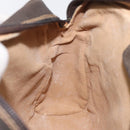 GUCCI GG Supreme Web Sherry Line Clutch Bag PVC Beige Red Green Auth BA1822-11