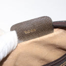 GUCCI GG Supreme Web Sherry Line Clutch Bag PVC Beige Red Green Auth BA1822-12