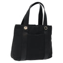 BVLGARI Logo Mania Hand Bag Canvas Black Auth BA1827-1