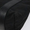 BVLGARI Logo Mania Hand Bag Canvas Black Auth BA1827-9