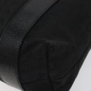 BVLGARI Logo Mania Hand Bag Canvas Black Auth BA1827-15