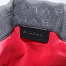 BVLGARI Logo Mania Hand Bag Canvas Black Auth BA1827-18